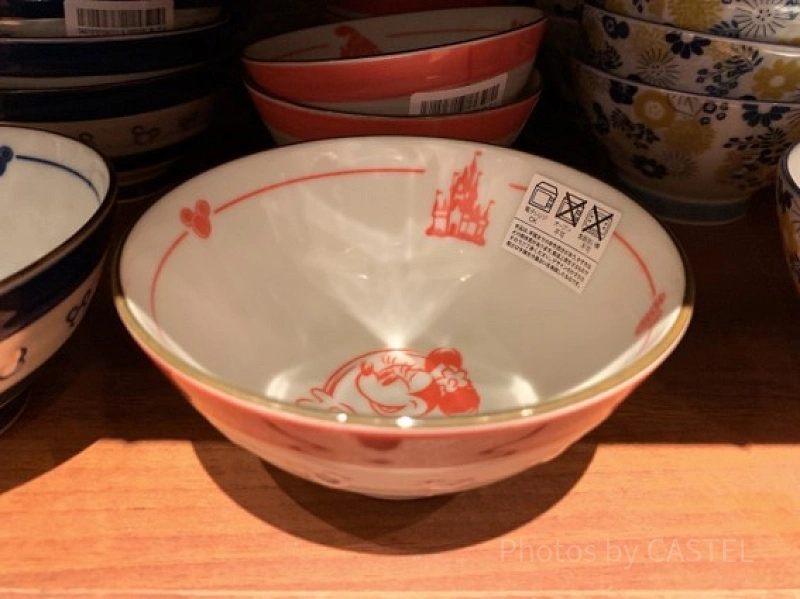 ディズニーランド　ミニー　お菓子柄　ボウル・コップ・プレート　セット tea-bowl-minnie-design-j73578.webp