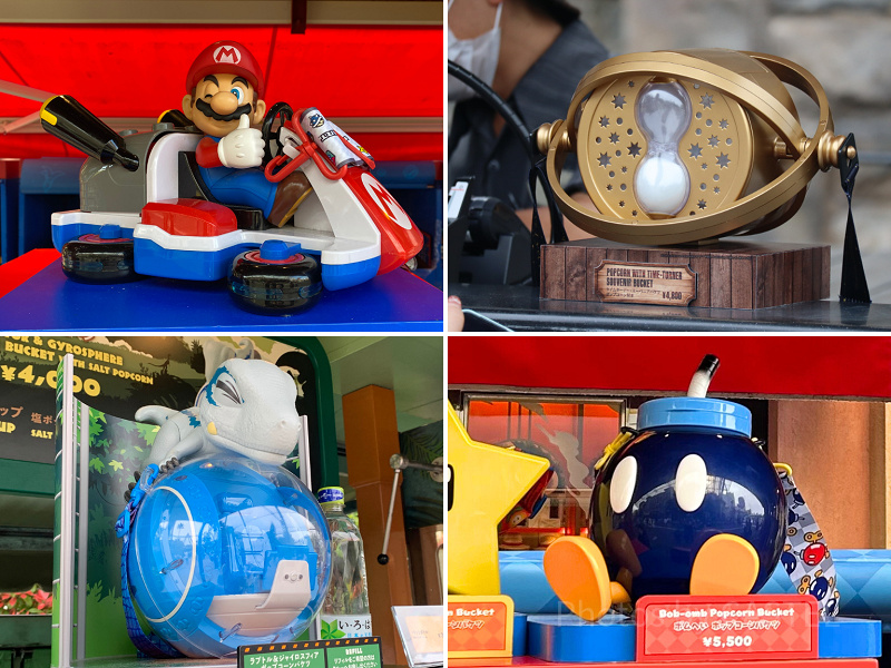 【2026春】USJユニバのポップコーンバケツ全種類まとめ！5周年スター・ハミクマ・ボムへい・マリオ・ミニオン・ティムなどの販売場所・値段・味・マップも