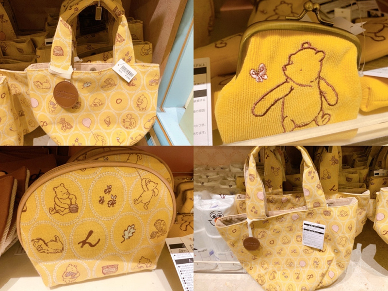 【新作】くまのプーさんポーチ＆バッグ4選！手書き風がおしゃれ！値段＆販売店舗まとめ！