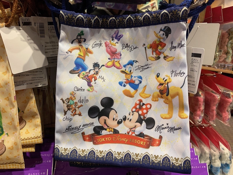 22 ディズニーで買える巾着 きんちゃく グッズまとめ 使い分けができる巾着セットも