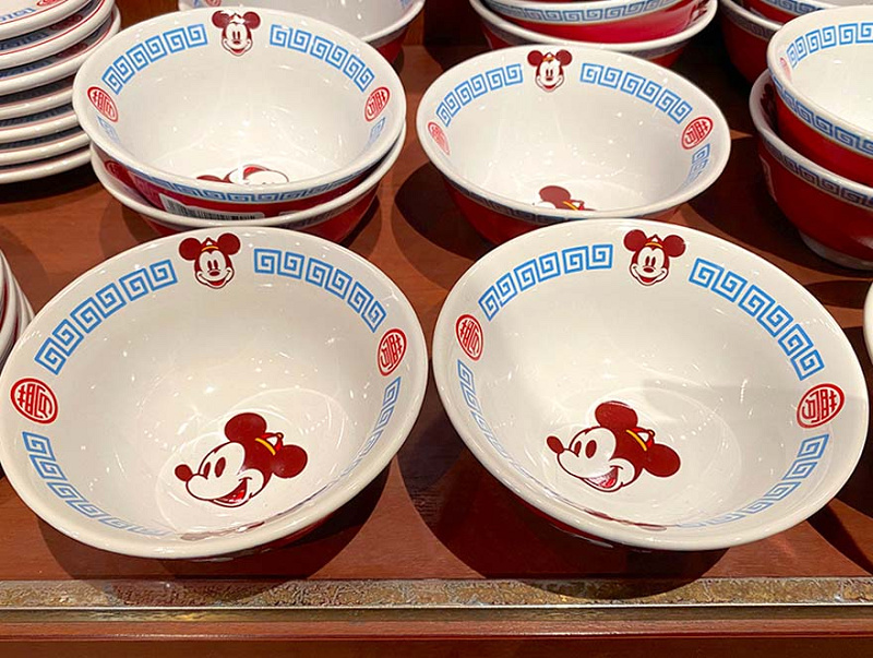 【12/15発売】新作「中華食器シリーズ」が登場！ミッキーデザインの中華皿、蒸し器、れんげなど！