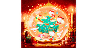 ピューロクリスマス　ハンドタオル| キャステル | CASTEL ディズニー情報