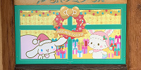 ショップ窓枠のクリスマスデコレーション| キャステル | CASTEL ディズニー情報