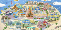 ディズニーリゾートのマップ| キャステル | CASTEL ディズニー情報