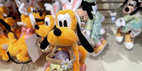プルートぬいぐるみバッジ（2022年ディズニーイースターグッズ）| キャステル | CASTEL ディズニー情報