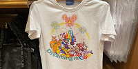キッズＴシャツ（ホワイト）／Dreaming in Color| キャステル | CASTEL ディズニー情報