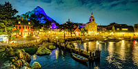 ディズニーシー夜景おすすめスポット：ケープコッドの街並み| キャステル | CASTEL ディズニー情報