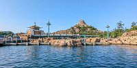 【シー編】雨ディズニーフォトスポット④トランジット・スチーマーラインからの写真| キャステル | CASTEL ディズニー情報