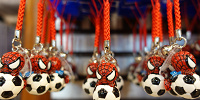 スパイダーマンストラップ(サッカー)| キャステル | CASTEL ディズニー情報