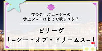 【地図付き】ビリーヴ！鑑賞場所完全ガイド☆ディズニーシー夜ショーの自由鑑賞エリアやおすすめスポットまとめ