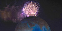 アクアスフィアから眺める花火| キャステル | CASTEL ディズニー情報