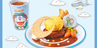 ドラえもん＆のび太 憧れのユートピアプレートセット ～ハンバーグ＆オムライス～／USJ×ドラえもんフード2023| キャステル | CASTEL ディズニー情報