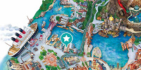 レストラン櫻 テラス席の場所| キャステル | CASTEL ディズニー情報