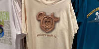 ミッキーワッフルTシャツ| キャステル | CASTEL ディズニー情報