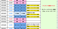 2023年6月の混雑カレンダー| キャステル | CASTEL ディズニー情報