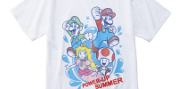 スーパーマリオ・パワーアップ・サマー　グッズTシャツ（変色後）| キャステル | CASTEL ディズニー情報