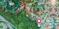 【地図】ディズニーランドの中央救護室| キャステル | CASTEL ディズニー情報