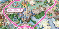 ミニー＠ファンダーランドのパレードルート| キャステル | CASTEL ディズニー情報