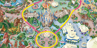 ミニー＠ファンダーランドのパレードルートとフロート停止位置| キャステル | CASTEL ディズニー情報