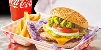 スパイシー・アボカド・チーズバーガーセット| キャステル | CASTEL ディズニー情報
