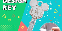 エイブルのミッキーデザイン キー| キャステル | CASTEL ディズニー情報