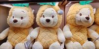 上海ディズニーくまのプーさんグッズ：パイナップルプーさんのぬいぐるみ| キャステル | CASTEL ディズニー情報
