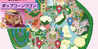 ディズニーランドのポップコーンバケット販売場所MAP：ポップコーンワゴン| キャステル | CASTEL ディズニー情報