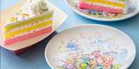 スペシャルケーキ（ピーチ）、スーベニアプレート付き| キャステル | CASTEL ディズニー情報