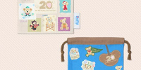 きんちゃくセット(ダッフィー20周年過去アートグッズ)| キャステル | CASTEL ディズニー情報