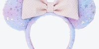 ミニーリボン星型ラメふわふわカチューシャ（ピンク）| キャステル | CASTEL ディズニー情報