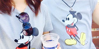 大人ミッキーTシャツ| キャステル | CASTEL ディズニー情報