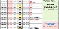 2026年8月のUSJ混雑予想カレンダー| キャステル | CASTEL ディズニー情報