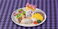 きのこクリームソースハンバーグ＆オムライスプレート| キャステル | CASTEL ディズニー情報