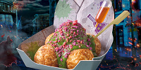 バースト！ ゾンビ・サイエンス部の実験たこ焼き ～UMAMIガーリックオイル付き～| キャステル | CASTEL ディズニー情報