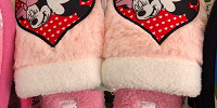 ミニーちゃんのふわふわスリッパ| キャステル | CASTEL ディズニー情報