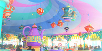 カラフルなティーカップ| キャステル | CASTEL ディズニー情報
