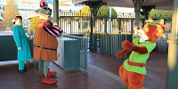 ディズニーランドで出くわしたロビン・フッドとシェリフ| キャステル | CASTEL ディズニー情報