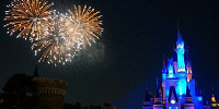 シンデレラ城とミッキー花火| キャステル | CASTEL ディズニー情報