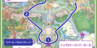 パレードルートマップ　| キャステル | CASTEL ディズニー情報