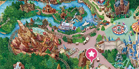 「トレーディングポスト」の地図| キャステル | CASTEL ディズニー情報