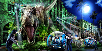 新ナイトパレード「ユニバーサル・スペクタクル・ナイトパレード～ベスト・オブ・ハリウッド～」の「ジュラシック・パーク」のシーンイメージ| キャステル | CASTEL ディズニー情報