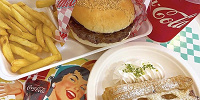 『メルズ・クラシックバーガーセット』| キャステル | CASTEL ディズニー情報