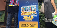 USJのワンピース・プレミア・ショー2014の看板| キャステル | CASTEL ディズニー情報