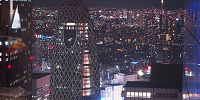 北側からの夜景。右手に東京スカイツリーが見えます| キャステル | CASTEL ディズニー情報