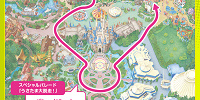 パレード「うさたま大脱走！」のルート| キャステル | CASTEL ディズニー情報