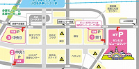 サンリオピューロランド近隣駐車場マップ| キャステル | CASTEL ディズニー情報