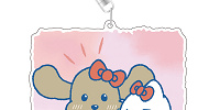 ユーリ!!! on Ice×サンリオ　デカキーホルダー　 マッカチン＆ハローキティ　スタンプver.　B| キャステル | CASTEL ディズニー情報