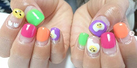 ネオンカラーがかわいいぐでたまネイル！| キャステル | CASTEL ディズニー情報