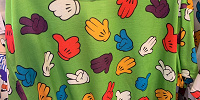 ミッキーグローブ総柄Tシャツ（グリーン）| キャステル | CASTEL ディズニー情報