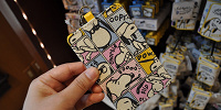 スヌーピーグッズ「LOVEable VINTAGE snoopy」／総柄パスケース| キャステル | CASTEL ディズニー情報